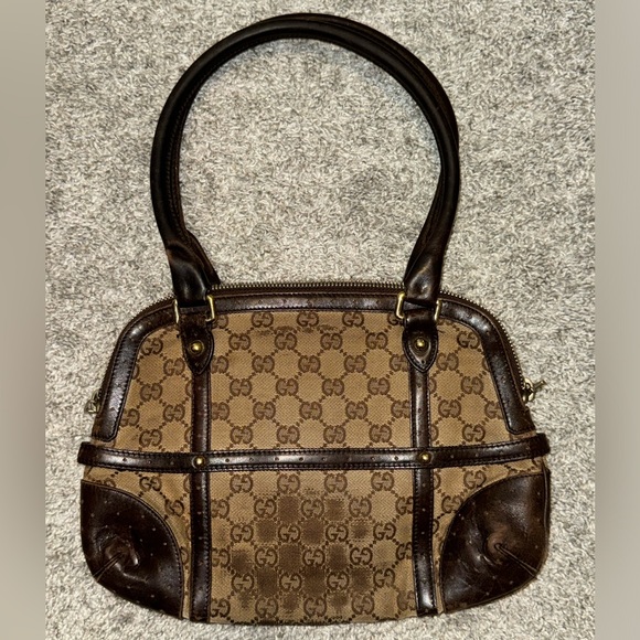 Gucci Monogram Signature Reins Tote Vintage - Picture 2 of 5